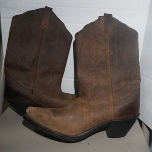 COWGIRL BOOTS W/ REAL LEATHER WOMEN'S SIZE 9M